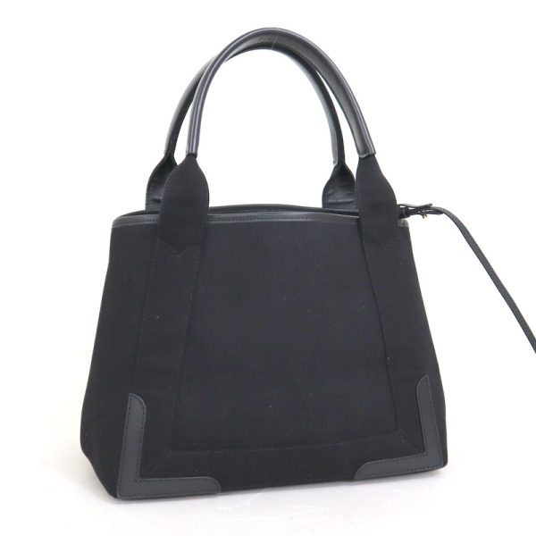 2010200256000008 3 Balenciaga Blue Cabas S tote bag black