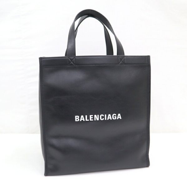 2010200256500002 1 Balenciaga Shopping Tote Handbag Black