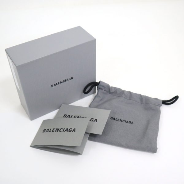 2010205256500008 7 Balenciaga Paper Mini Wallet Black