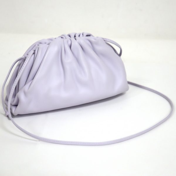 2010297256100012 1 Bottega Veneta Mini The Pouch Shoulder Bag Purple