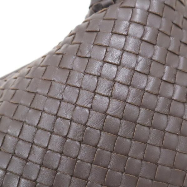 2010298256100005 8 Bottega Veneta One Shoulder Bag Intrecciato Suede Brown