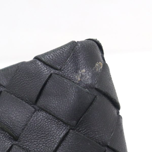 2010298256300007 6 Bottega Veneta Clutch Bag Intrecciato Black