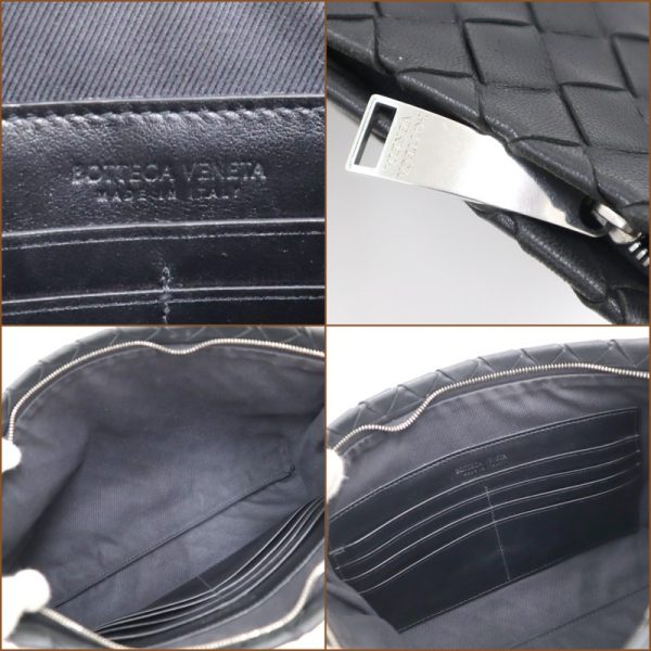 2010298256300007 8 Bottega Veneta Clutch Bag Intrecciato Black