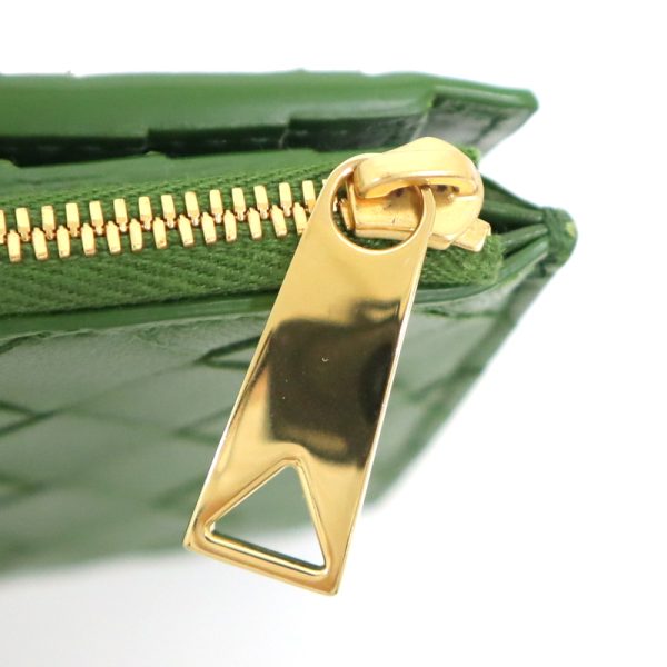 2010303255400034 4 Bottega Veneta Intrecciato Wallet Green