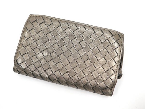 2010303255700031 2 Bottega Veneta Intrecciato Wallet Bronze