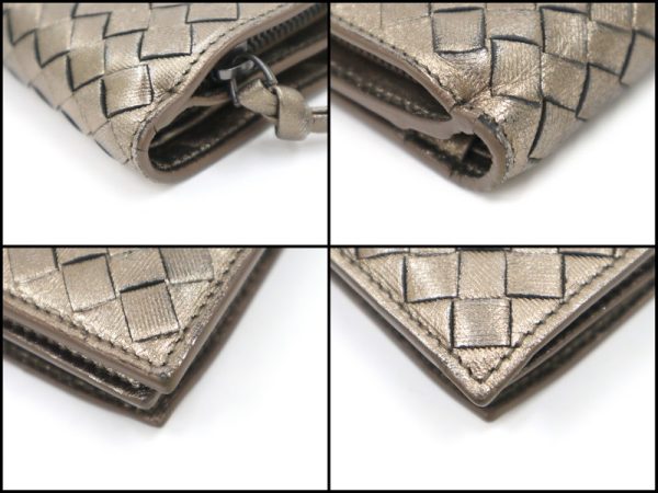 2010303255700031 3 Bottega Veneta Intrecciato Wallet Bronze