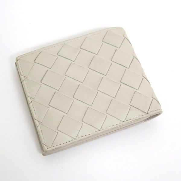 2010303256000013 2 Bottega Veneta Intrecciato Wallet Ivory