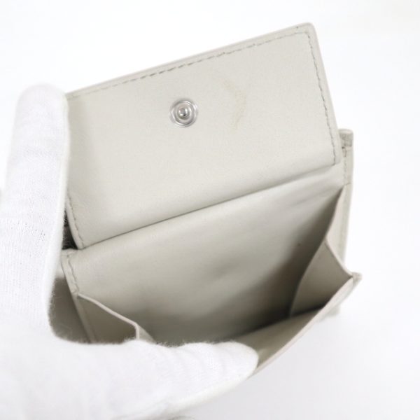 2010303256000013 4 Bottega Veneta Intrecciato Wallet Ivory