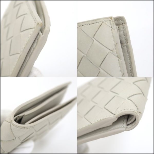 2010303256000013 9 Bottega Veneta Intrecciato Wallet Ivory