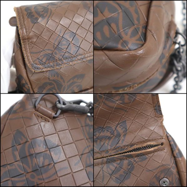 2010303256300012 9 Bottega Veneta Chain Wallet Intrecciato Mirage Brown