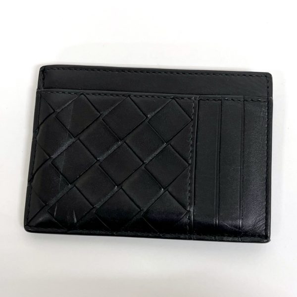 2010303256500028 2 Bottega Veneta Card Coin Case Intrecciato Black