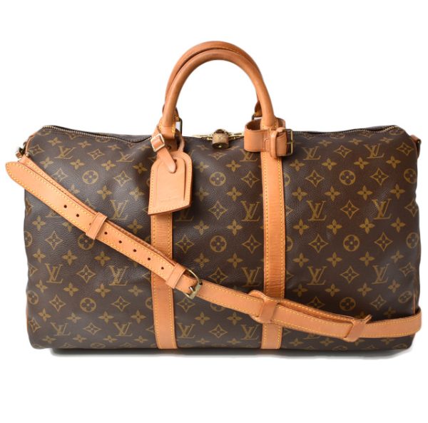 201031 19 lv 1 Louis Vuitton Keepall 50 Monogram Shoulder Bag