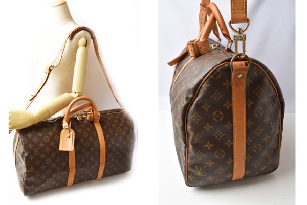 201031 19 lv 2 Louis Vuitton Keepall 50 Monogram Shoulder Bag