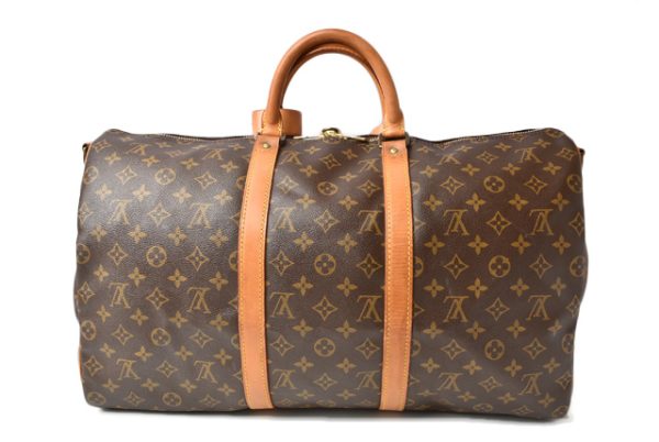 201031 19 lv 8 Louis Vuitton Keepall 50 Monogram Shoulder Bag