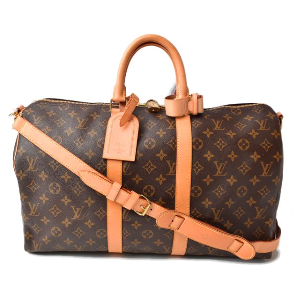 201031 20 lv 1 Louis Vuitton Keepall Bandouliere 45 Monogram Shoulder Bag