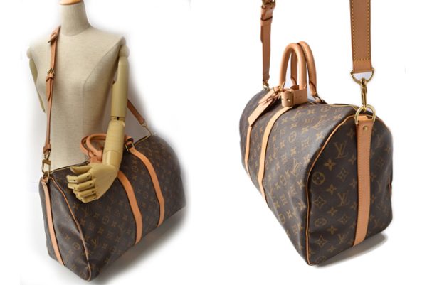 201031 20 lv 2 Louis Vuitton Keepall Bandouliere 45 Monogram Shoulder Bag