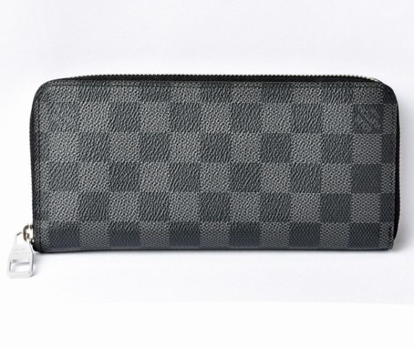 201031 23 lv 1 Louis Vuitton Long Wallet Zippy Damier Graphite