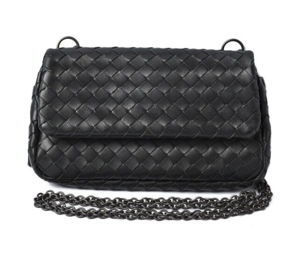 201031 24 bv 1 Bottega Veneta Shoulder Bag Chain Black