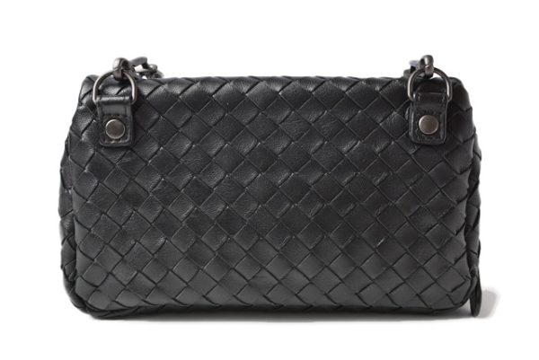 201031 24 bv 4 Bottega Veneta Clutch Bag Shoulder Chain Black