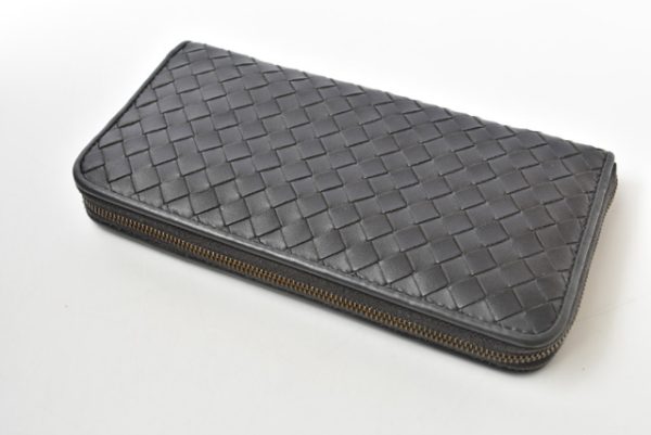 201031 25 bv 3 Bottega Veneta Long Wallet Black