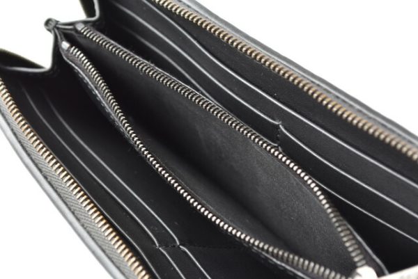 201031 25 bv 6 Bottega Veneta Long Wallet Black