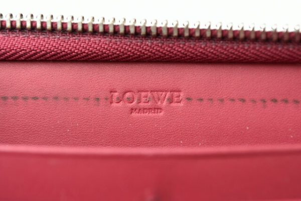 201031 3 lo 10 Loewe Amazona Long Wallet Goatskin Pink