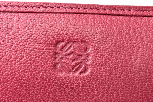 201031 3 lo 4 Loewe Amazona Long Wallet Goatskin Pink