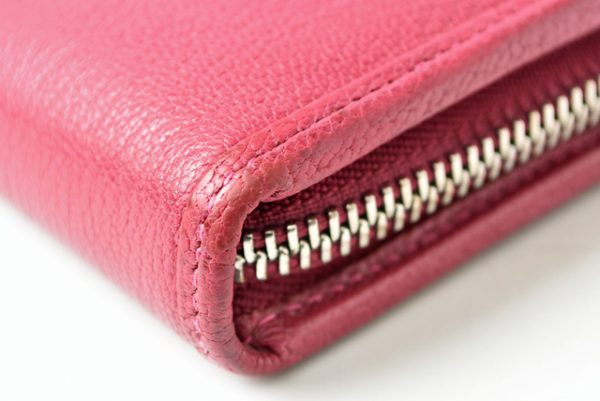 201031 3 lo 6 Loewe Amazona Long Wallet Goatskin Pink