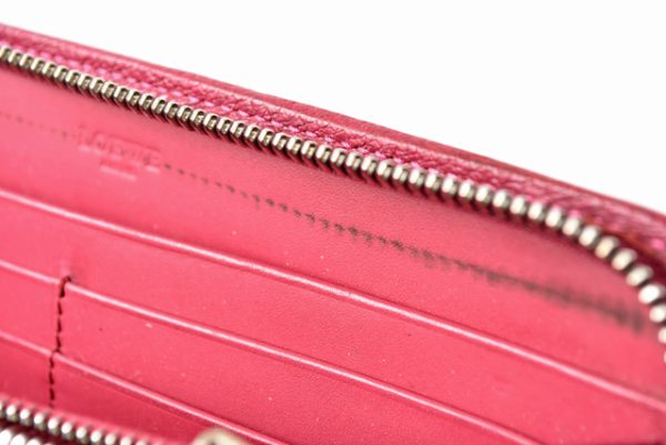 201031 3 lo 9 Loewe Amazona Long Wallet Goatskin Pink