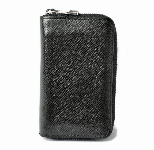 201031 35 lv 1 Louis Vuitton Zippy Coin Card Case Taiga Ardoise