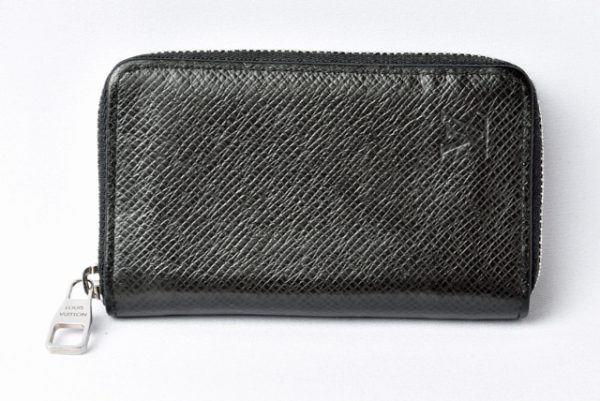 201031 35 lv 2 Louis Vuitton Zippy Coin Card Case Taiga Ardoise