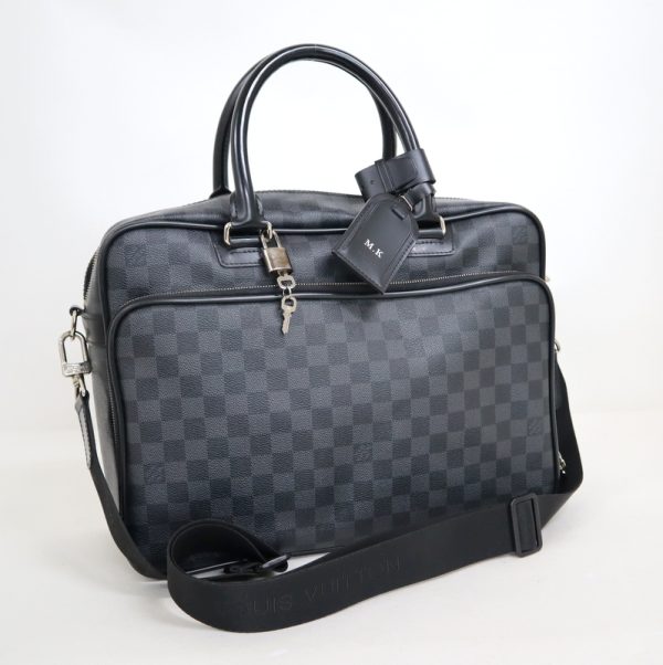 2010457255500012 1 Louis Vuitton Ikar bag Damier Graphite