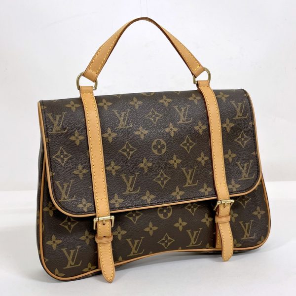 2010613256600002 1 Louis Vuitton Male Sac Ad Rucksack Monogram Brown