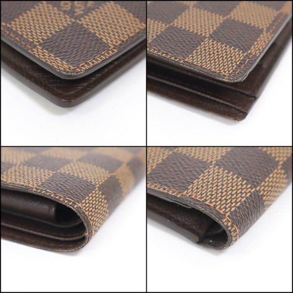 2010730256000002 7 Louis Vuitton Portefeuille Marco Wallet Damier Ebene Brown