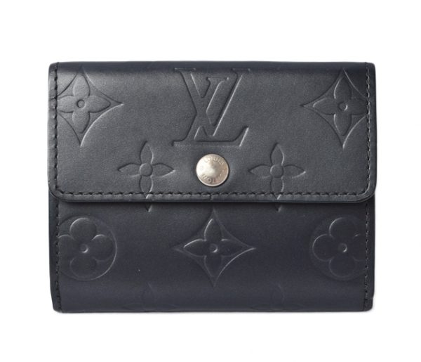 201115 15 lv 1 Louis Vuitton Ludlow Mini Wallet Monogram Matte Blue