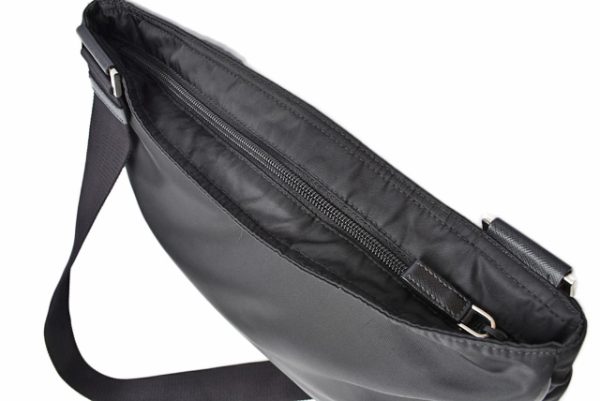 20111519p 4 Prada Shoulder Bag Messenger Tessuto Black