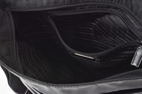 20111519p 5 Prada Shoulder Bag Messenger Tessuto Black