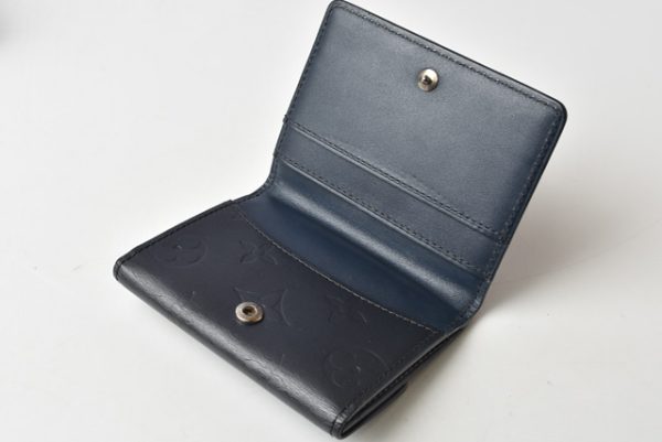 201115lv11 2 Louis Vuitton Ludlow Mini Wallet Monogram Matte Blue