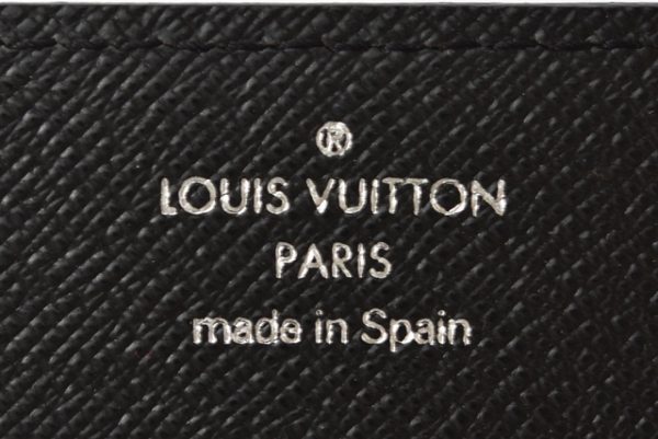 201115lv17 5 Louis Vuitton Card Case Anvelop Carte de Visite Taiga Ardoise