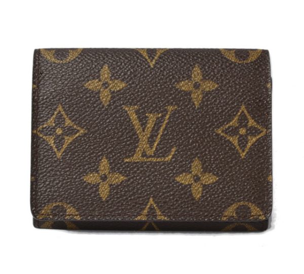 201115lv61 Louis Vuitton Anvelop Card Case Monogram Brown