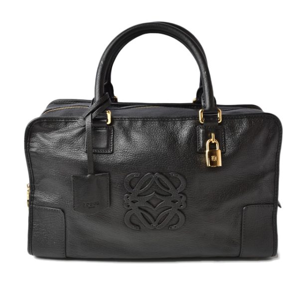 201122 1 6 lo 1 Loewe Handbag Amazona 36 Metallic Black