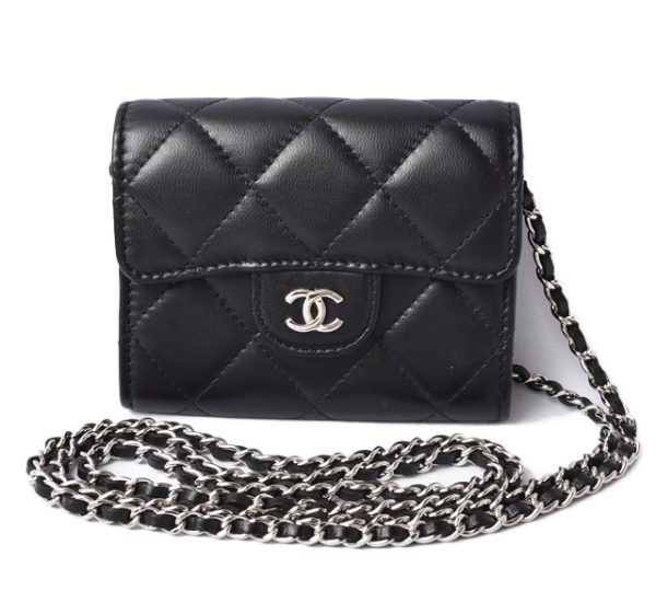 201122 2 6 c 1 CHANEL Wallet Matelasse Black