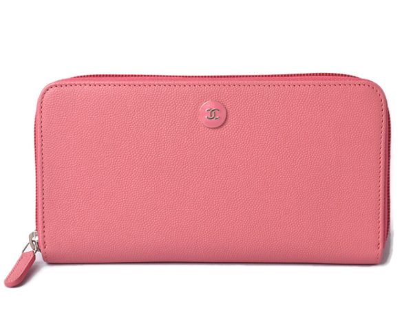 2012 083 4 ch 1 CHANEL Wallet Long Wallet Rose CC Mark