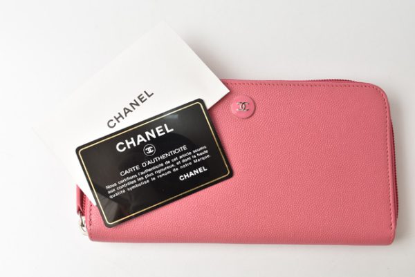 2012 083 4 ch 10 CHANEL Wallet Long Wallet Rose CC Mark