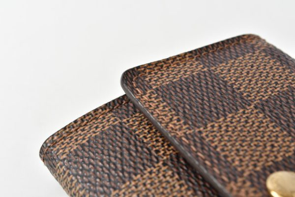 201215 11 lv 5 Louis Vuitton Portomone Mini Wallet Damier Brown