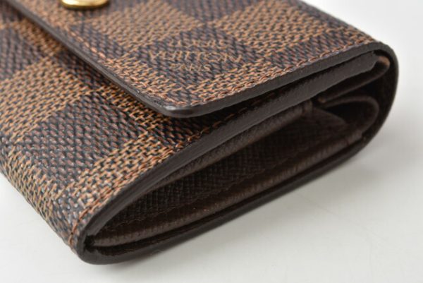 201215 11 lv 6 Louis Vuitton Portomone Mini Wallet Damier Brown