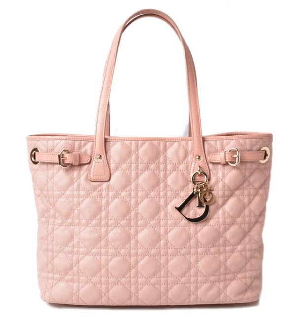 201215 2 d 1 Dior Dior Tote Bag Lambskin Rose Pink