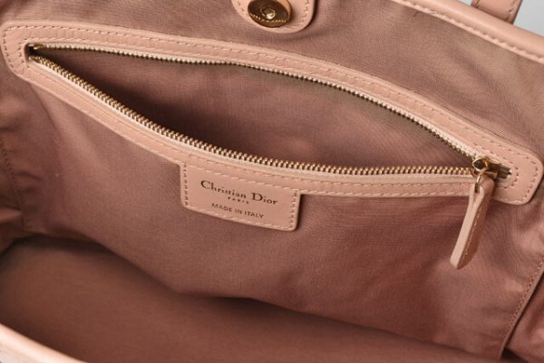 201215 2 d 10 Dior Dior Tote Bag Lambskin Rose Pink