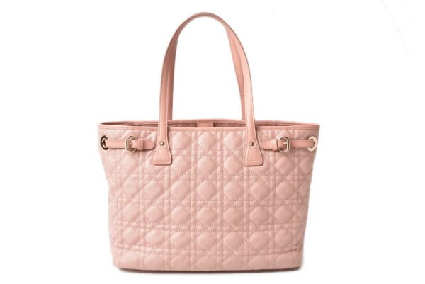 201215 2 d 3 Dior Dior Tote Bag Lambskin Rose Pink