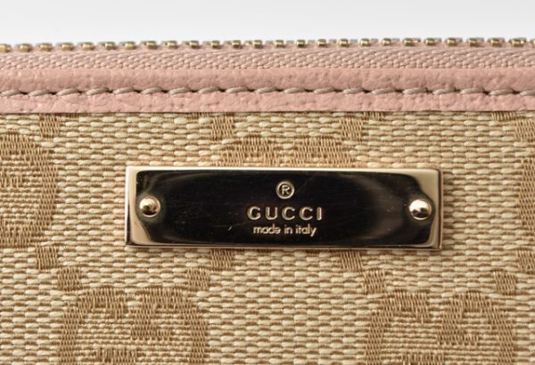 201215 26 g 4 Gucci Wallet GG Beige Pink